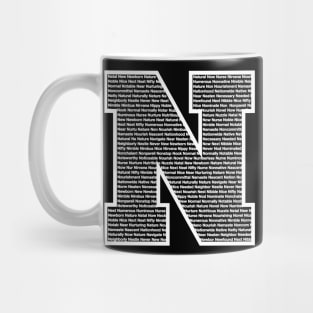 N White Mug